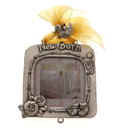 Mi Amore New Born Picture-Frame Pewter