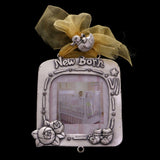 Mi Amore New Born Picture-Frame Pewter
