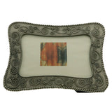 Mi Amore Flower Picture-Frame Pewter