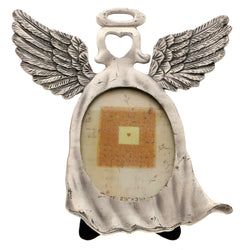 Mi Amore Angel Picture-Frame Pewter