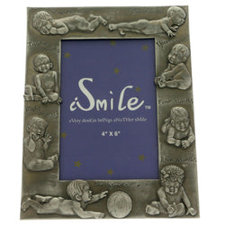 Mi Amore 4x6 in. Baby Picture-Frame Silver-Tone