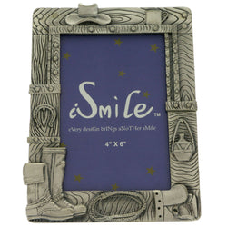 Mi Amore 4x6 in. Western Picture-Frame Silver-Tone