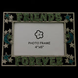 Mi Amore 4x6in. Friends Forever Picture-Frame Green & Blue