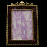 Mi Amore 4x6in. Picture-Frame Red/Gold-Tone