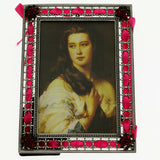 Mi Amore 4x6in. Picture-Frame Silver-Tone/Red