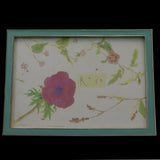 Mi Amore 7x5in. Picture-Frame Blue/Gold-Tone