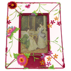 Mi Amore 4x6in. Flower Picture-Frame Multicolor