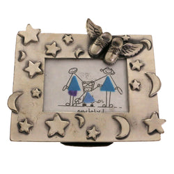 Mi Amore Stars Winged Shoes Picture-Frame Pewter