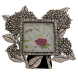 Mi Amore Flower Picture-Frame Pewter