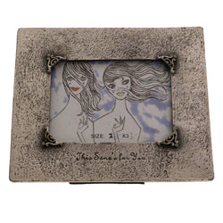 Mi Amore This Song's for you Picture-Frame Pewter