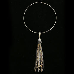 Luxury Crystal Necklace Gold/Black NWOT