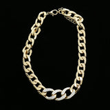 Luxury Glitter Necklace Gold NWOT