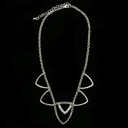 Luxury Crystal Necklace Silver NWOT