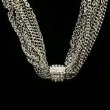 Luxury Crystal Necklace Silver NWOT