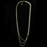 Luxury Pearl Necklace Gold/White NWOT