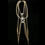 Luxury Crystal Necklace Gold NWOT