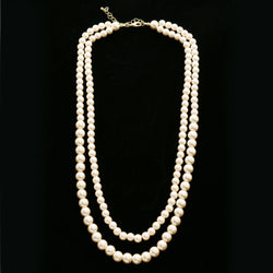 Luxury Pearl Necklace Gold/Pink NWOT