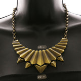 Luxury Spikes Necklace Gold NWOT