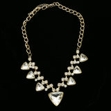 Luxury Crystal Necklace Gold NWOT