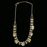 Luxury Crystal Necklace Gold NWOT