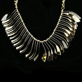 Luxury Necklace Gold/Dark-Silver NWOT
