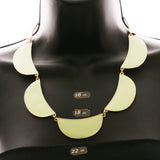 Luxury Necklace Gold/Green NWOT