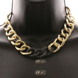 Luxury Crystal Necklace Gold/Dark-Silver NWOT