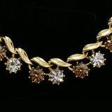 Luxury Crystal Necklace Gold NWOT