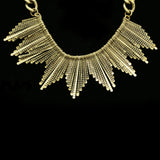 Luxury Antiqued Necklace Gold NWOT
