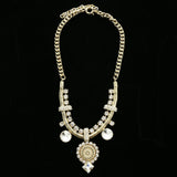 Luxury Crystal Necklace Gold NWOT