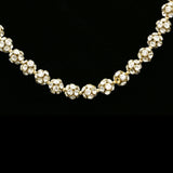 Luxury Crystal Necklace Gold NWOT