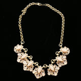 Luxury Crystal Necklace Gold NWOT