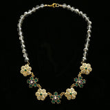 Luxury Crystal Crystal Necklace Gold & Green NWOT