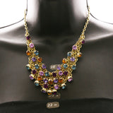 Luxury Crystal Necklace Gold/Multicolor NWOT