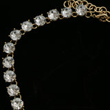 Luxury Crystal Necklace Gold NWOT