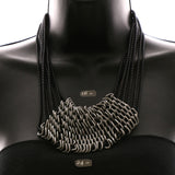 Luxury Necklace Gunmetal/Black NWOT