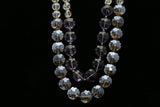 Luxury Faceted Necklace Gold/Purple NWOT