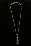 Luxury Crystal Crystal Necklace Silver & Clear NWOT