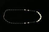 Luxury Crystal Necklace Gold/Black NWOT