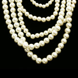 Luxury Crystal Necklace Gold/White NWOT
