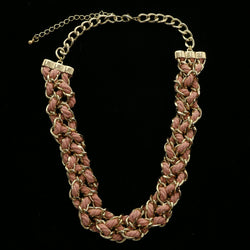Luxury Necklace Gold/Pink NWOT