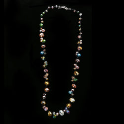 Luxury Crystal Necklace Silver/Multicolor NWOT