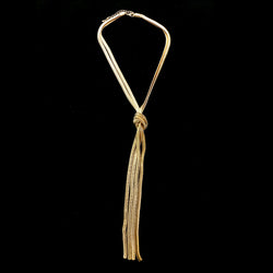 Luxury Y-Necklace Gold NWOT