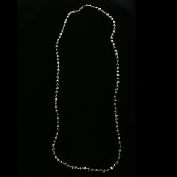 Luxury Faceted Necklace Gold/Dark-Silver NWOT