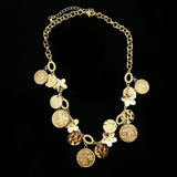 Luxury Sudo Coins Star Necklace Gold NWOT