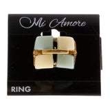 Mi Amore Sized-Ring Gold-Tone/Multicolor Size 9