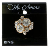 Mi Amore Sized-Ring Copper-Tone/White Size 5