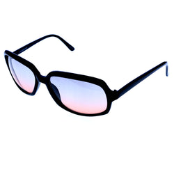 Liz Claiborne Oversize-Sunglasses Black Frame/Brown Lens