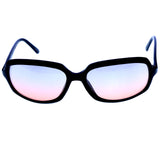 Liz Claiborne Oversize-Sunglasses Black Frame/Brown Lens