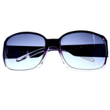 J.LO by Jennifer Lopez Style "Sabina" Oversize-Sunglasses Purple Frame/Dark-Gray Lens